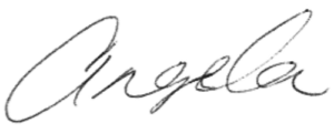 Overlay of Angela's Signature