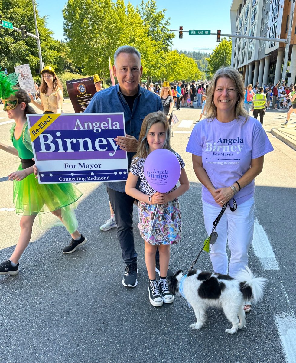 Angela with Derby Days Parade participants