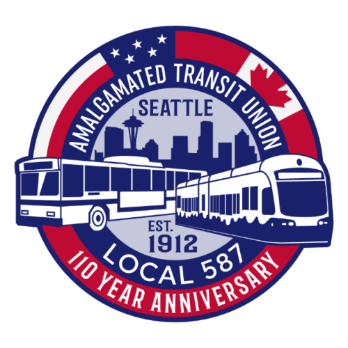 Amalgamated Transit Union Local 587 logo