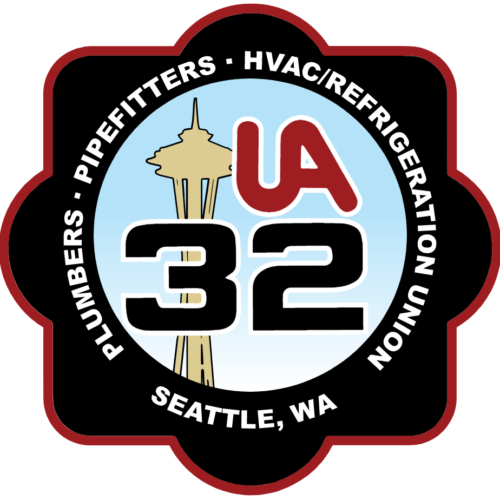 WSA/UA Local 32 logo