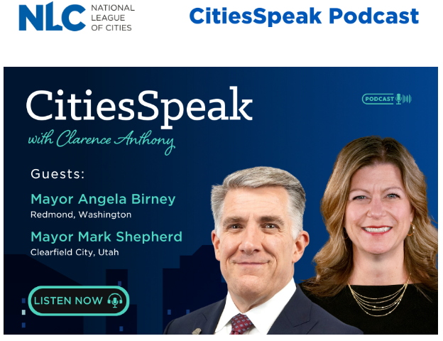 Cities Speak Podcast with Clarence Anthony and guest Angela Birney