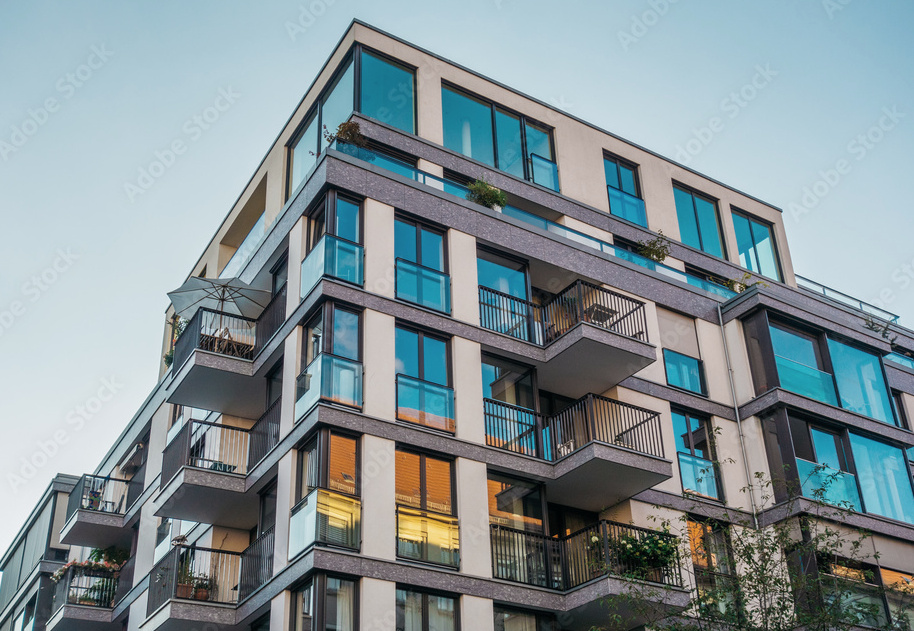 External view of an apartment building