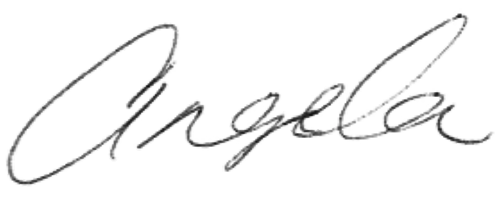 Overlay of Angela's signature